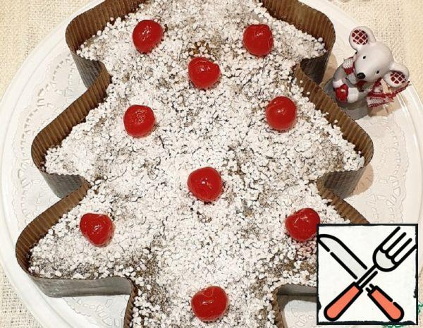 Coconut Oil Cake "Cranberry Chocolate" Recipe