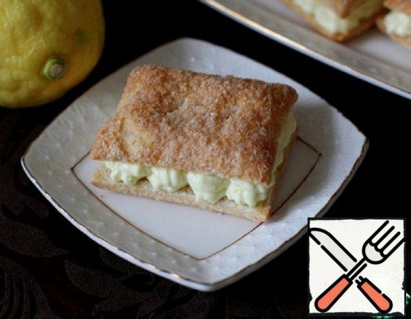 Puff Pastry with Lemon Mascarpone Cream Recipe