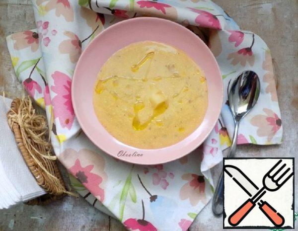 Mashed Soup with Zucchini and Apple Recipe