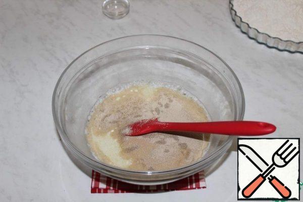 Add yeast and sugar.