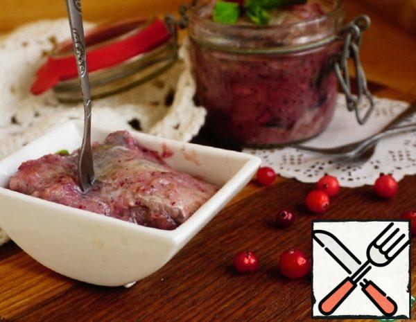Mackerel in Cranberry Marinade Recipe