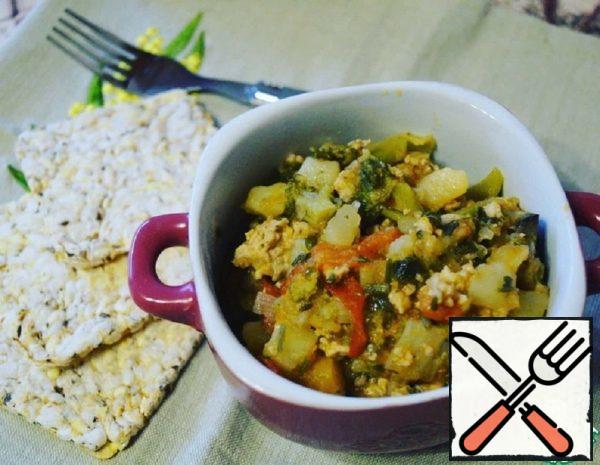 Vegetable Stew with Minced Chicken Recipe