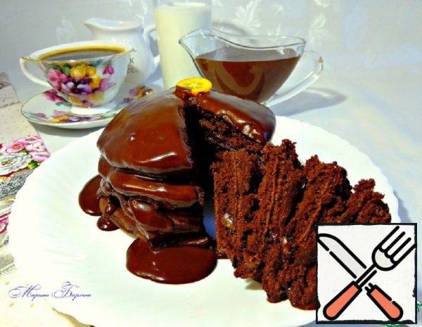 Chocolate Pancakes "Brownie" Recipe