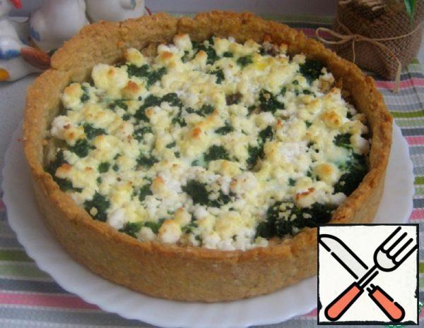 Pie with Mackerel, Spinach and Cottage Cheese Recipe