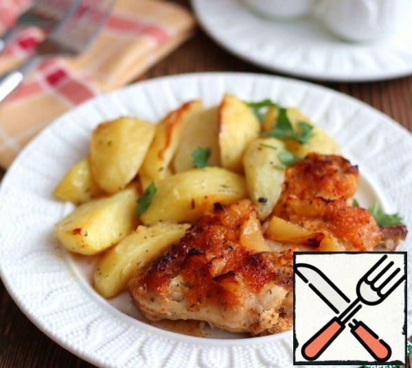 Chicken Wings in Garlic and Pineapple Sauce Recipe
