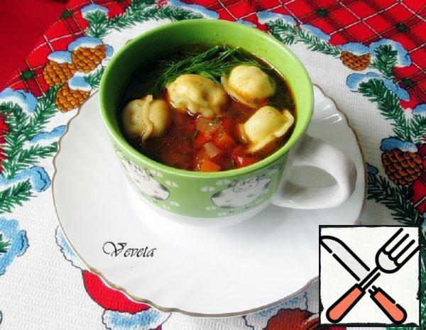 Soup with Dumplings in Uzbek Style Recipe