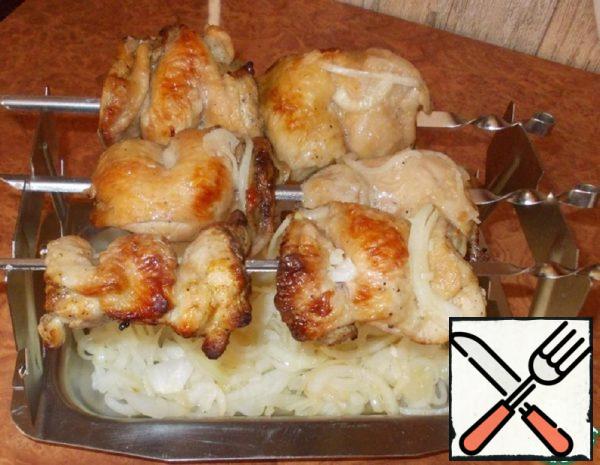 Chicken Thighs on Skewers in the Oven Recipe