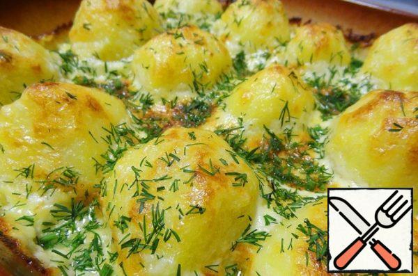 Potatoes in Cream-Cheese Sauce Recipe