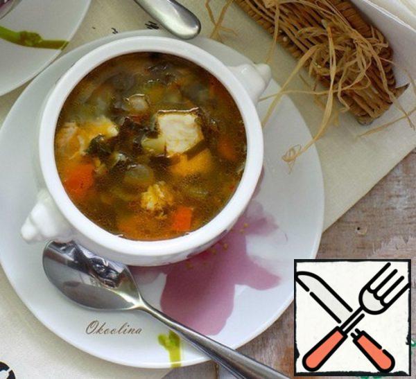 Soup with Seaweed and Beans Recipe