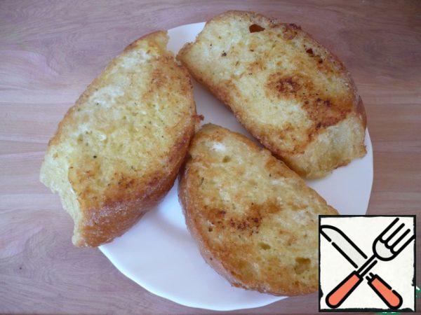 Toast the bread.