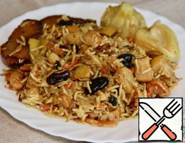 Lean Pilaf with Quince and Dried Fruits Recipe