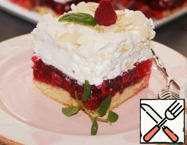 Cake "Raspberry cloud" Recipe
