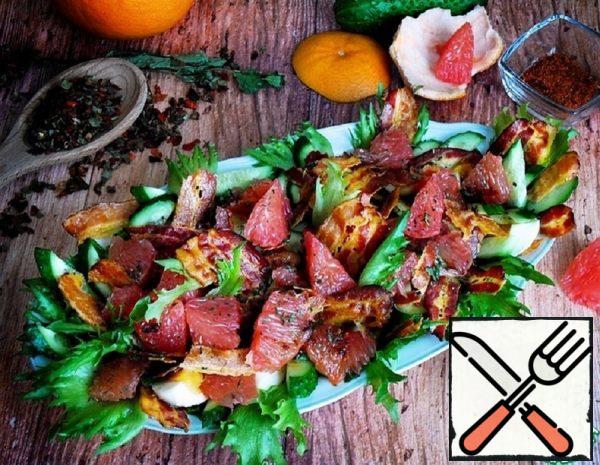 Salad with Grapefruit and Bacon Recipe