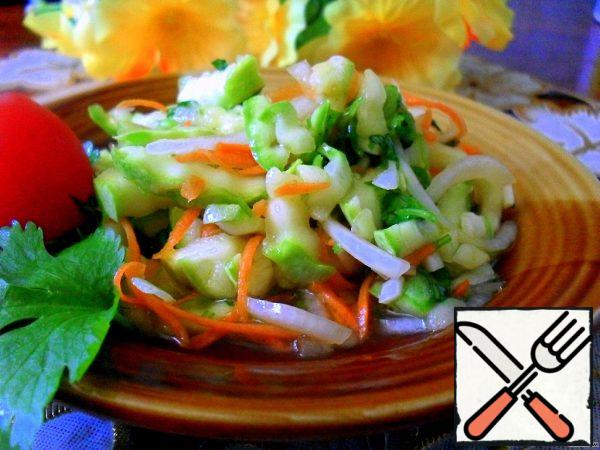Spicy Salad of Zucchini Recipe