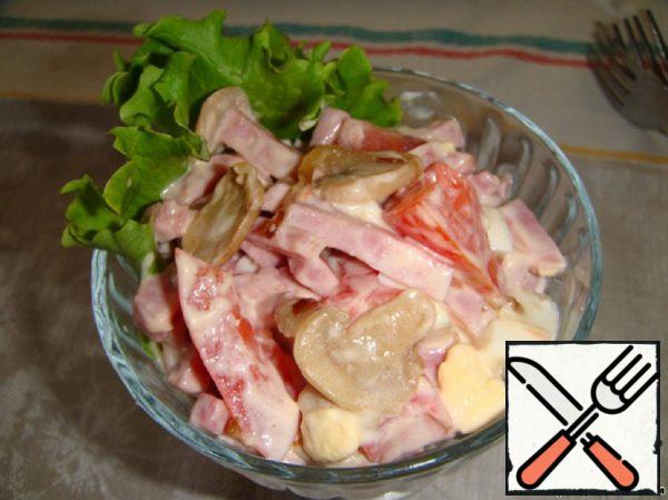 Salad with Ham Recipe
