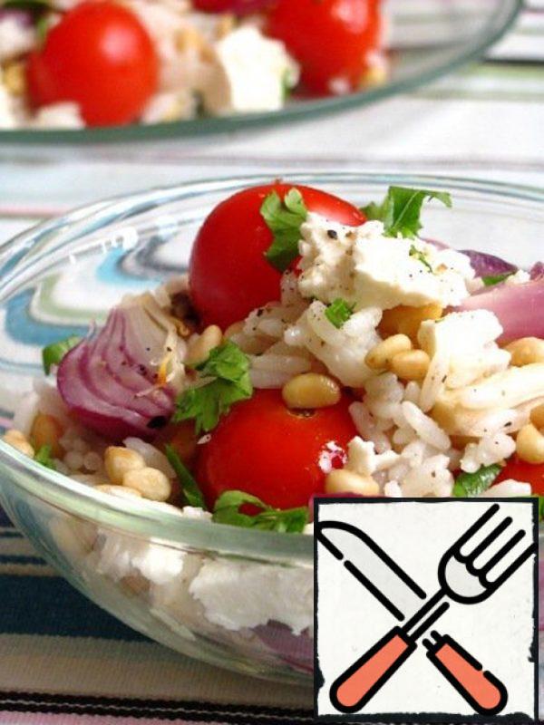 Rice Salad with baked Tomatoes Recipe