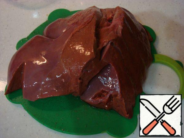 We clean the liver from the films.