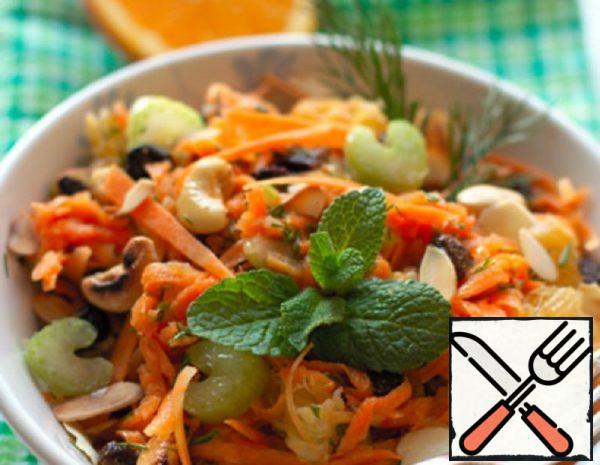 Spicy Carrot Salad with Orange Recipe