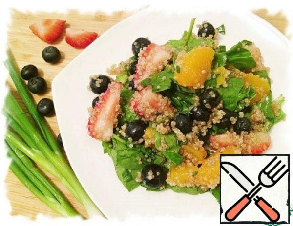 Berry-Tangerine salad with Quinoa Recipe