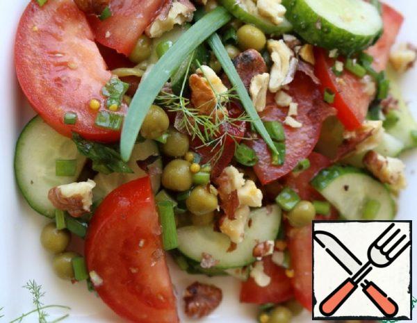 Salad of Vegetables and Green Peas Recipe