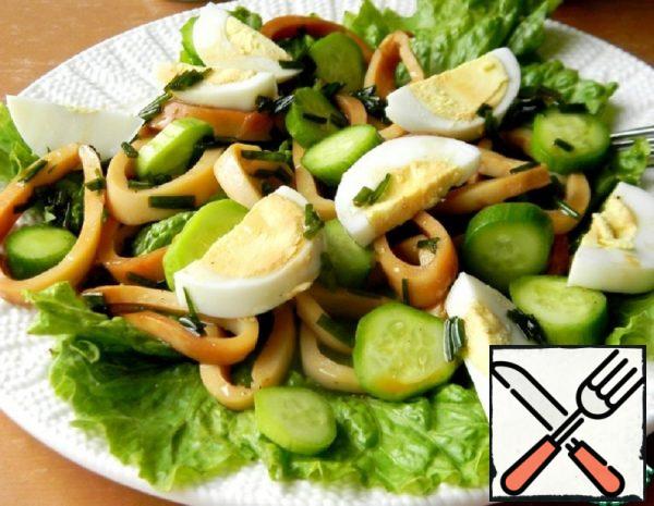 Salad with pickled Squid Recipe