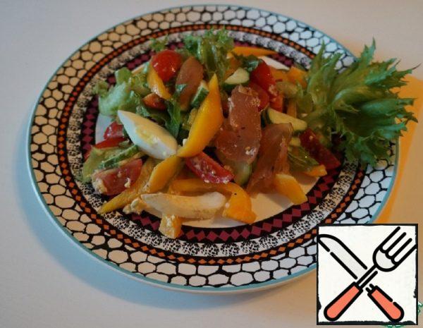 Salad with grilled Chicken Recipe
