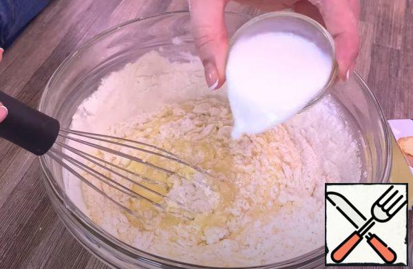 Add milk.