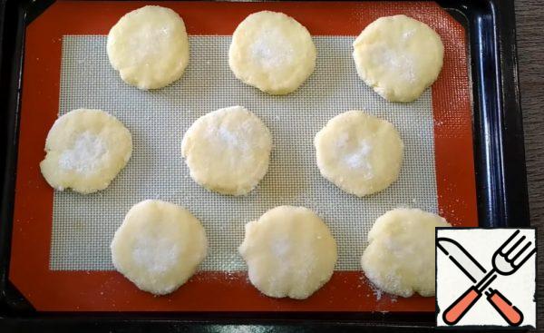 Bake in a preheated 180 degree oven for about 15-20 minutes;