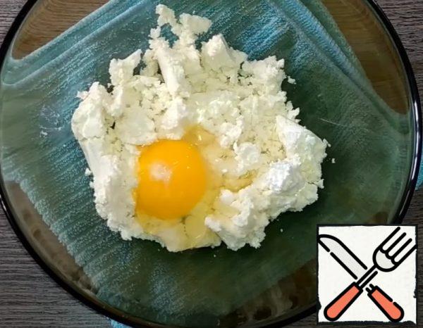 Add the egg.