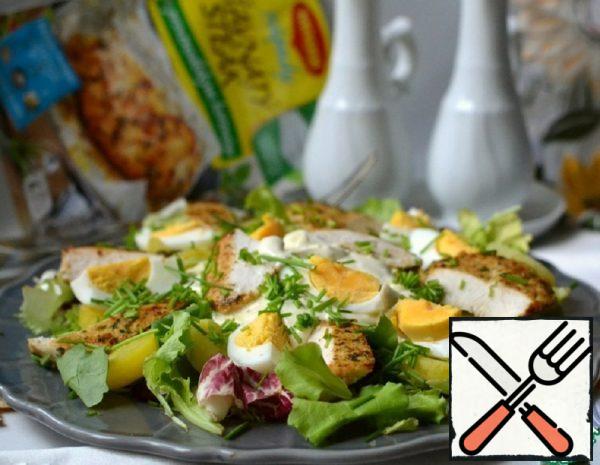 Potato Salad with Chicken Fillet Recipe