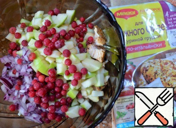 Add lingonberries.
It can be fresh, frozen or soaked.