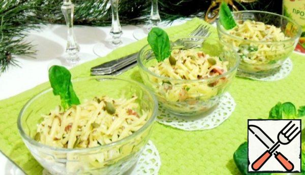 Vegetable Salad with Spinach Recipe