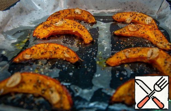 The pumpkin should become soft, but keep its shape.