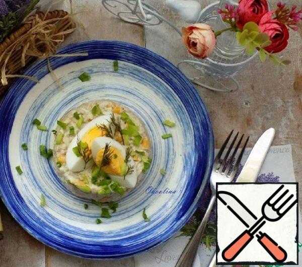 Salad with Corn and Cod Liver Recipe
