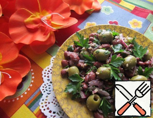 Salad with Beans and Olives Recipe