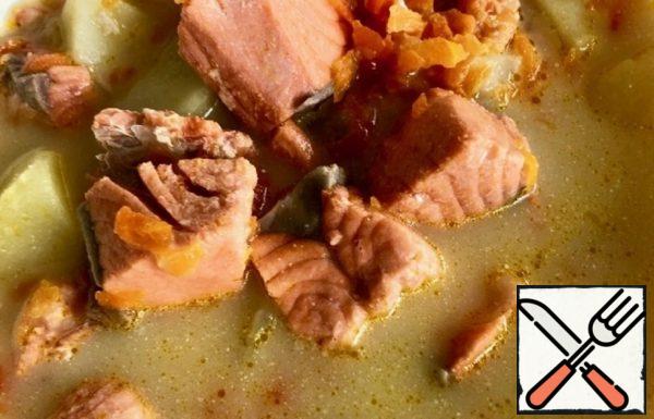 The Soup of Red Fish with Cream Recipe