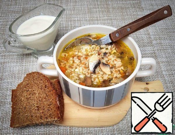 Mushroom Soup with Spelt Recipe
