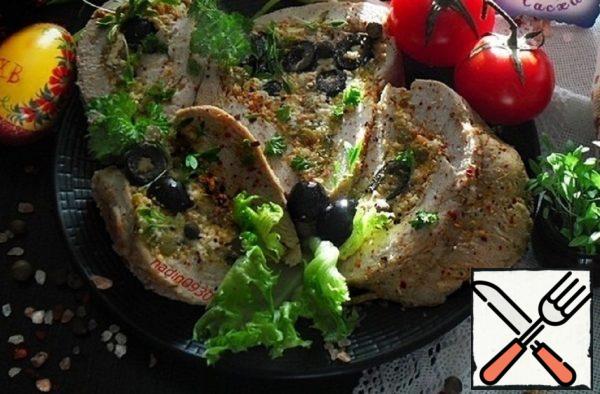 Turkey Fillet Baked with Kiwi Recipe