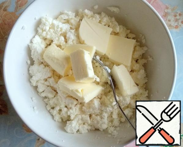 Add softened butter.