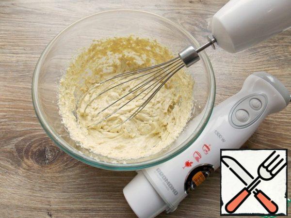 Whisk everything to a fluffy mass.