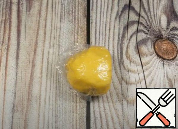 1/3 of the dough is sent to the freezer.