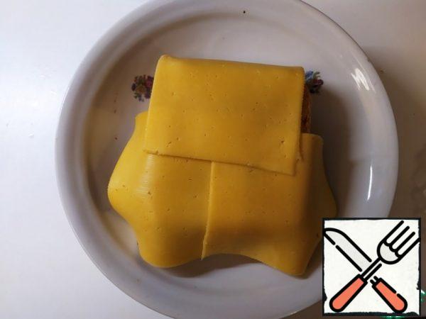 And wrap in large chunks of cheddar cheese.
