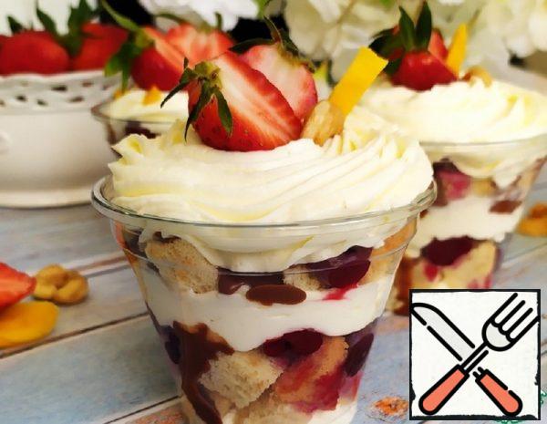 Trifle with Chocolate and Cherries Recipe