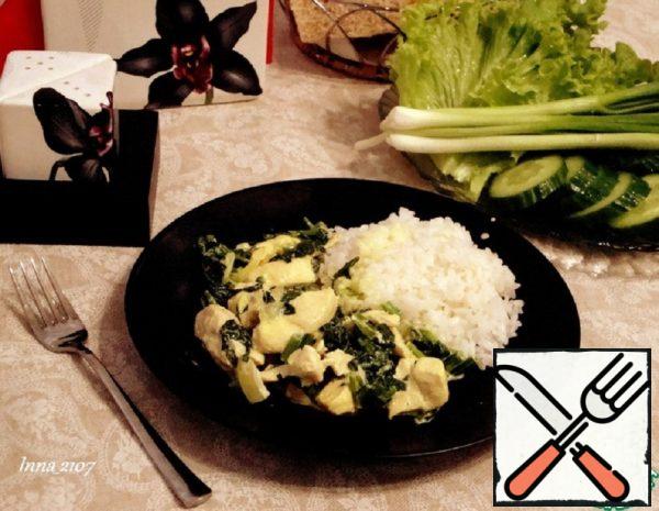 Chicken Breast with Spinach Recipe