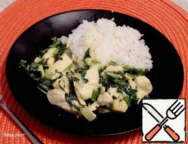 As a side dish, you can cook rice.