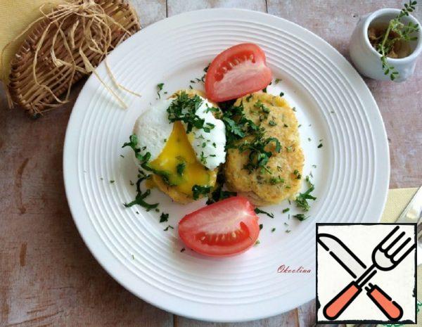 Potato-Corn Cutlets with Greens Recipe