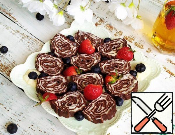 Chocolate Roll with Custard Recipe
