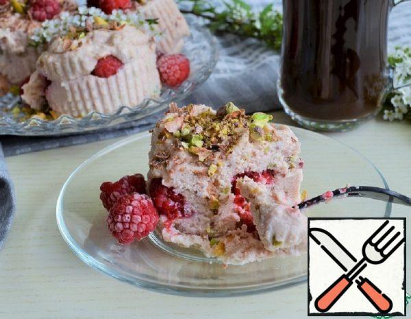 Cottage Cheese Dessert with Raspberries and Pistachios Recipe