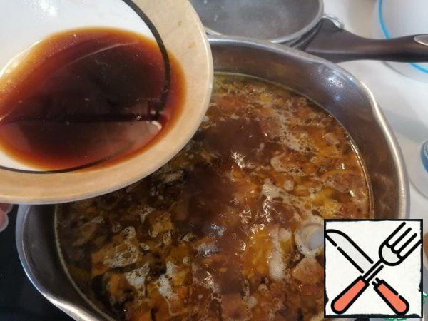 Mushroom infusion, in which our mushrooms were noticed.