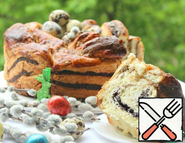 Poppy-Nut Plait "Easter Nest" Recipe